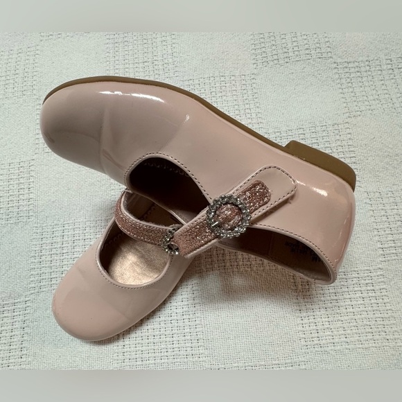 Bundle Rachel Shoes Kids Mary Jane Dress Shoes - Red, Pink, and Gold - Picture 6 of 11
